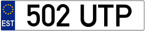 Truck License Plate